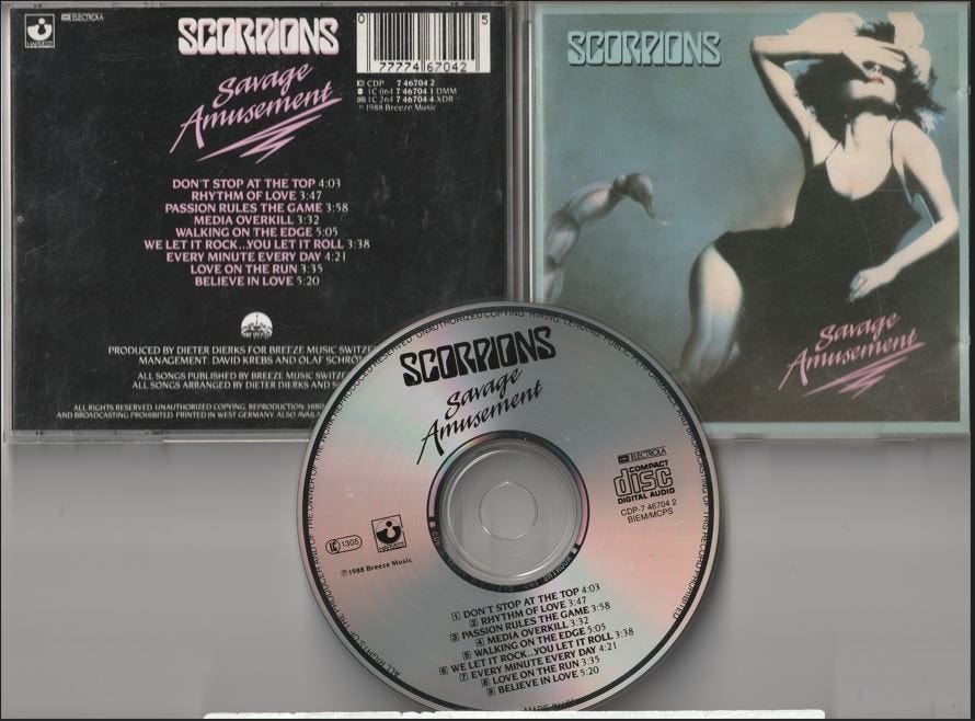 Scorpions - Savage Amusement, Cd's en Dvd's, Cd's | Rock, Ophalen of Verzenden, Zo goed als nieuw, Poprock