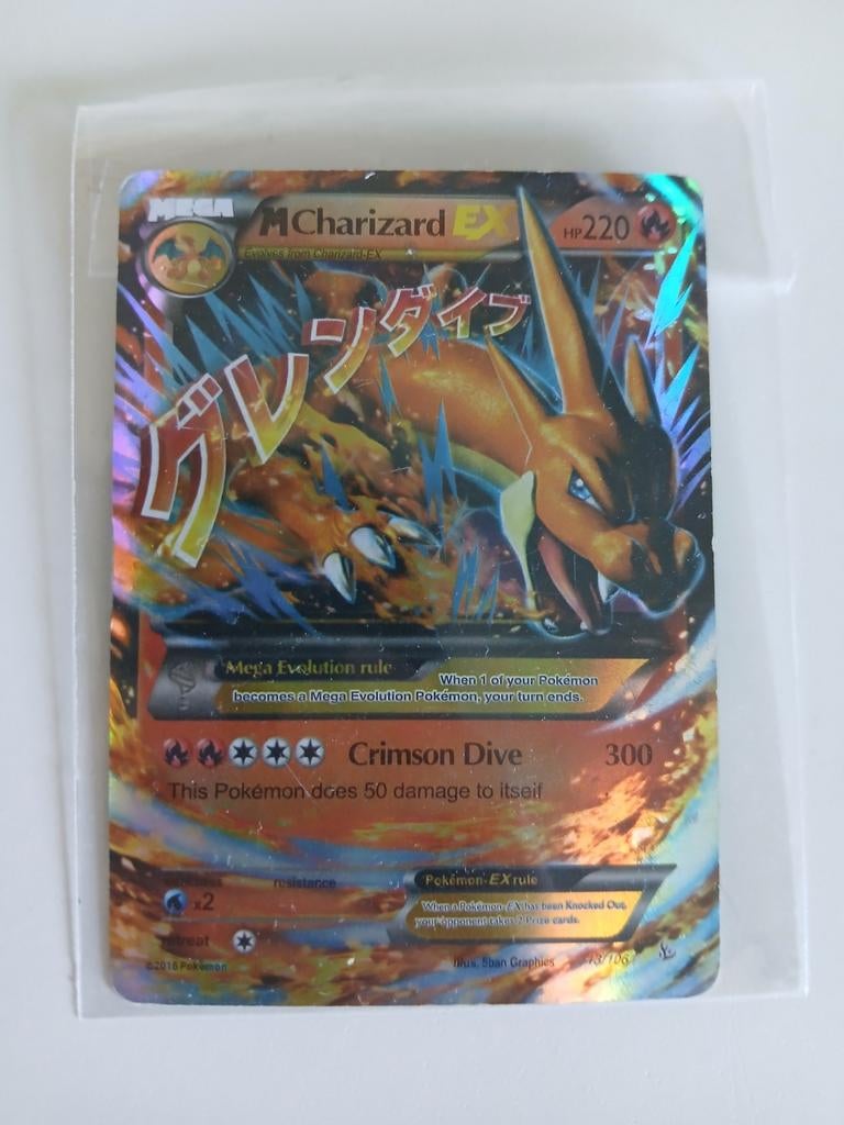Pokémon M Charizard EX kaart, Hobby en Vrije tijd, Verzamelkaartspellen | Pokémon, Ophalen of Verzenden