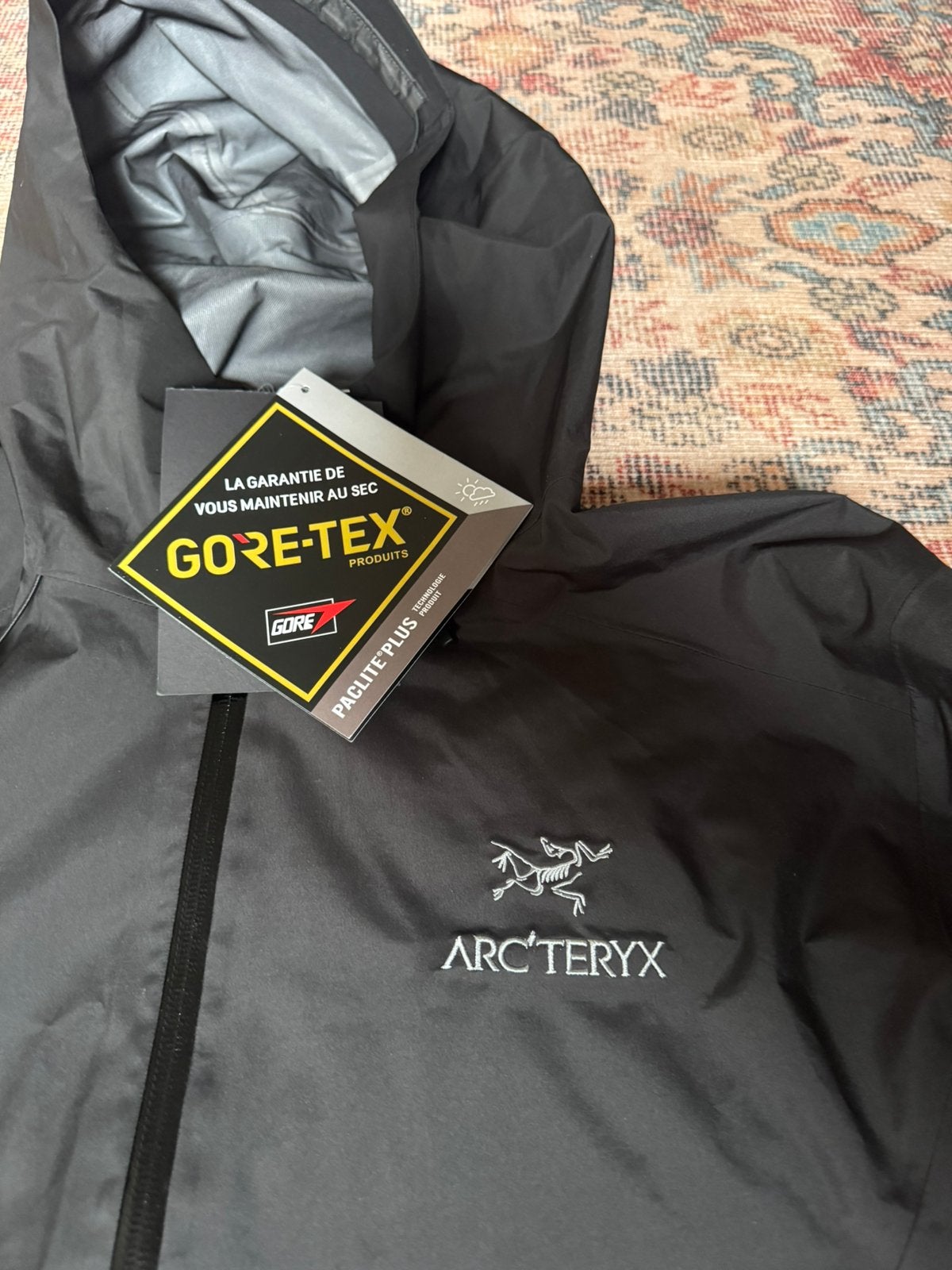 Arc’teryx Beta LT regenjas voor heren, Ophalen, Zo goed als nieuw, Maat 56/58 (XL), Zwart
