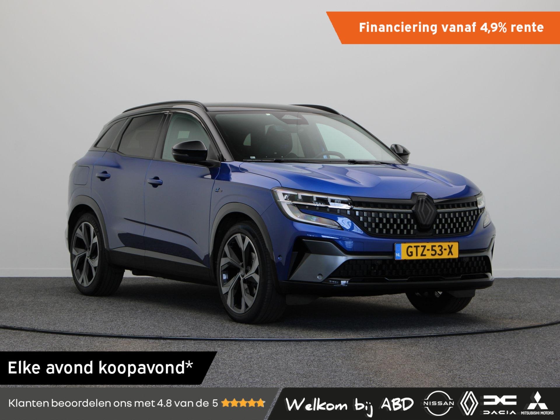 Renault Austral Mild Hybrid 160pk Techno Esprit Alpine | Tre, Auto's, 1408 kg, Euro 6, 4 cilinders, Blauw