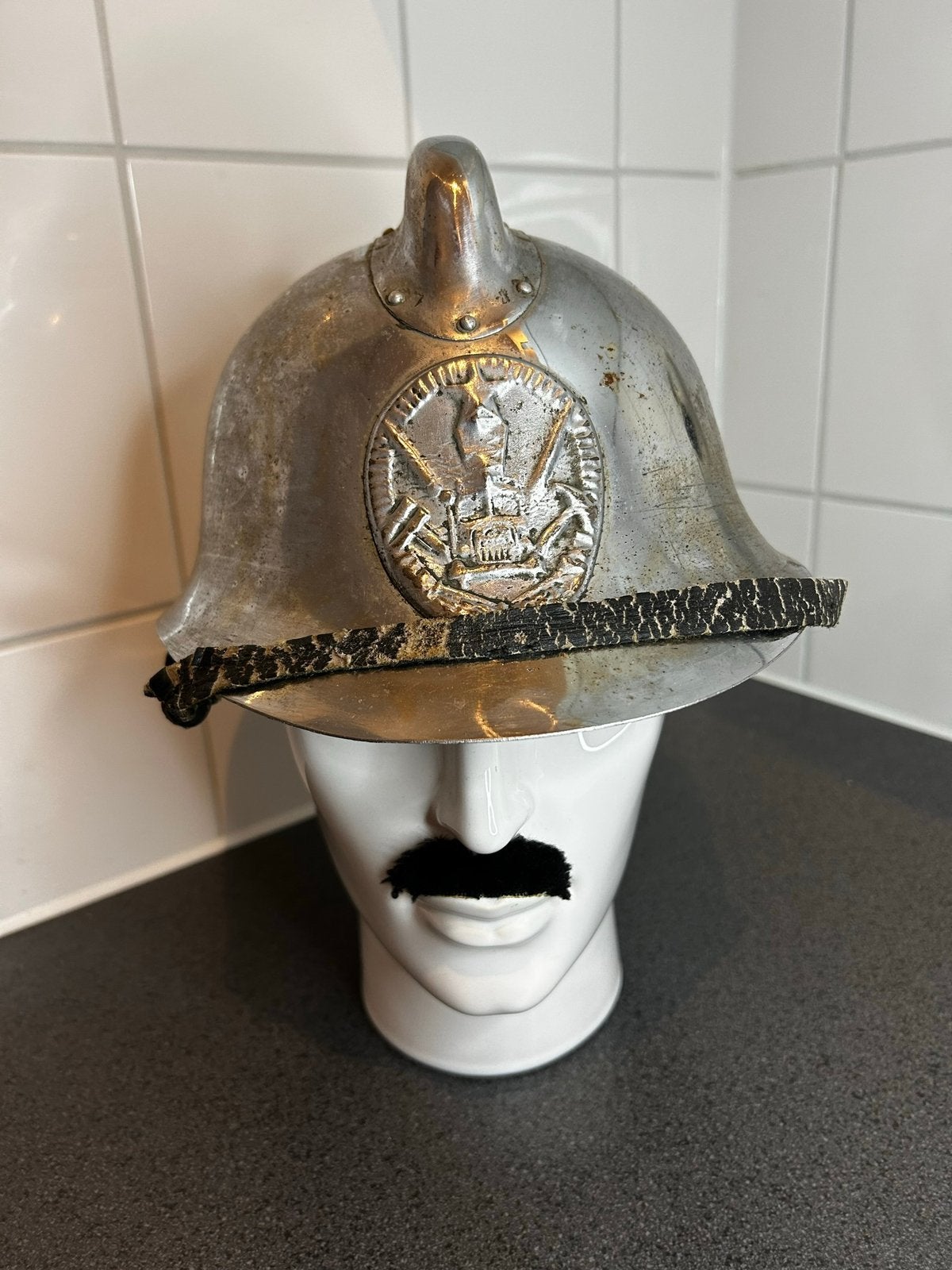 Originele Sovjet Brandweerhelm M-103 – USSR | ca. 1950–1965, Ophalen of Verzenden, Landmacht