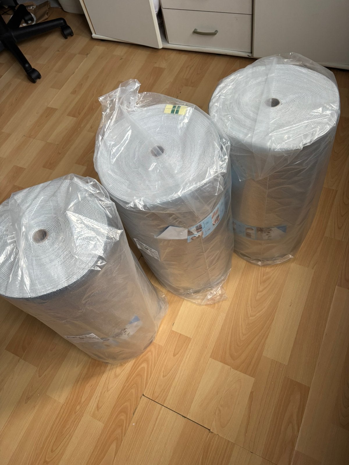 Zelfklevende Behang rollen 3x plus behangband, Ophalen, Overige patronen, Overige merken, Wit