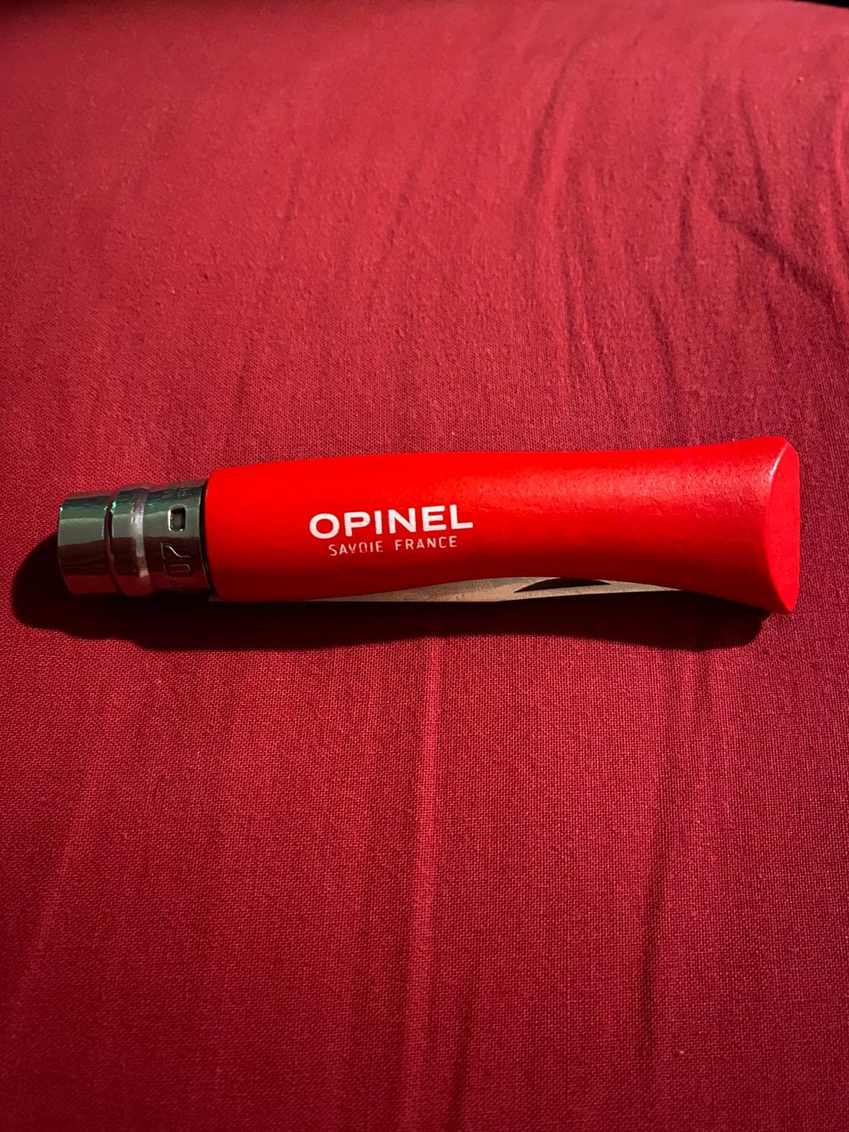 Opinel nummer 7 scouting, Ophalen of Verzenden, Zo goed als nieuw, Overige typen