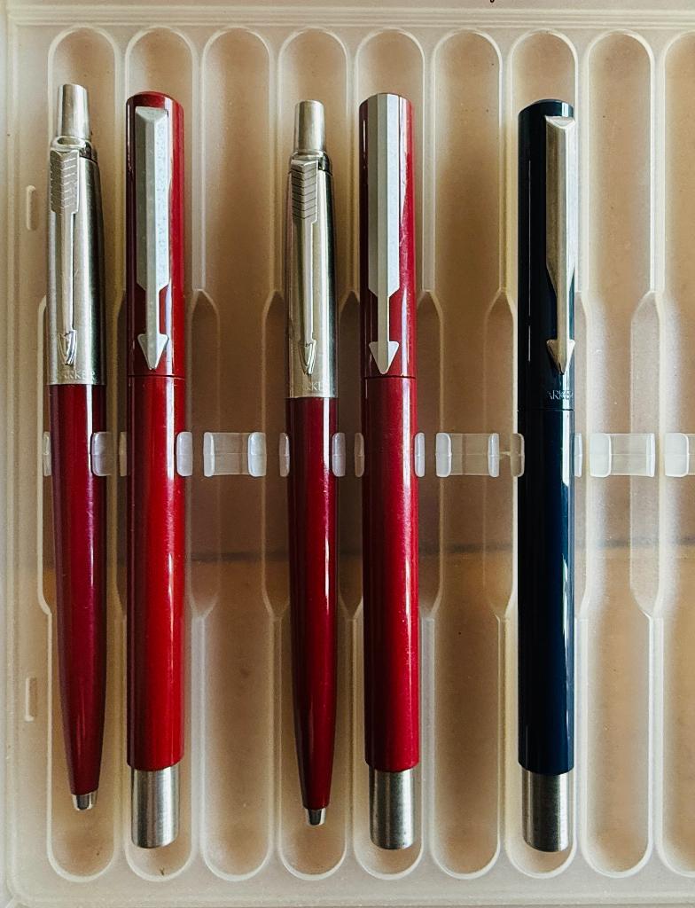 Parker Vector/Jotter set bordeaux plus Vector rollerball, Verzamelen, Ophalen of Verzenden, Nieuw, Pennenset, Parker