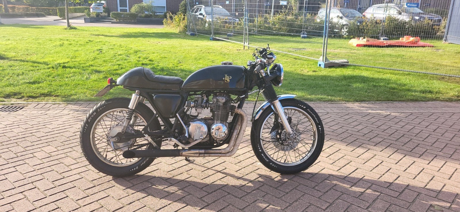 Honda CB 550 4 in 1 uitlaat in super staat!, Ophalen, Gebruikt