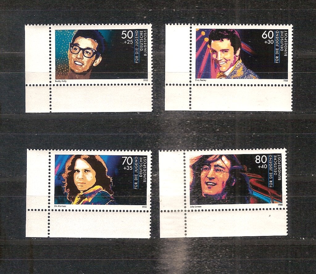 BRD 1360-1363 postfris hoekzegels, Ophalen of Verzenden, BRD, Postfris