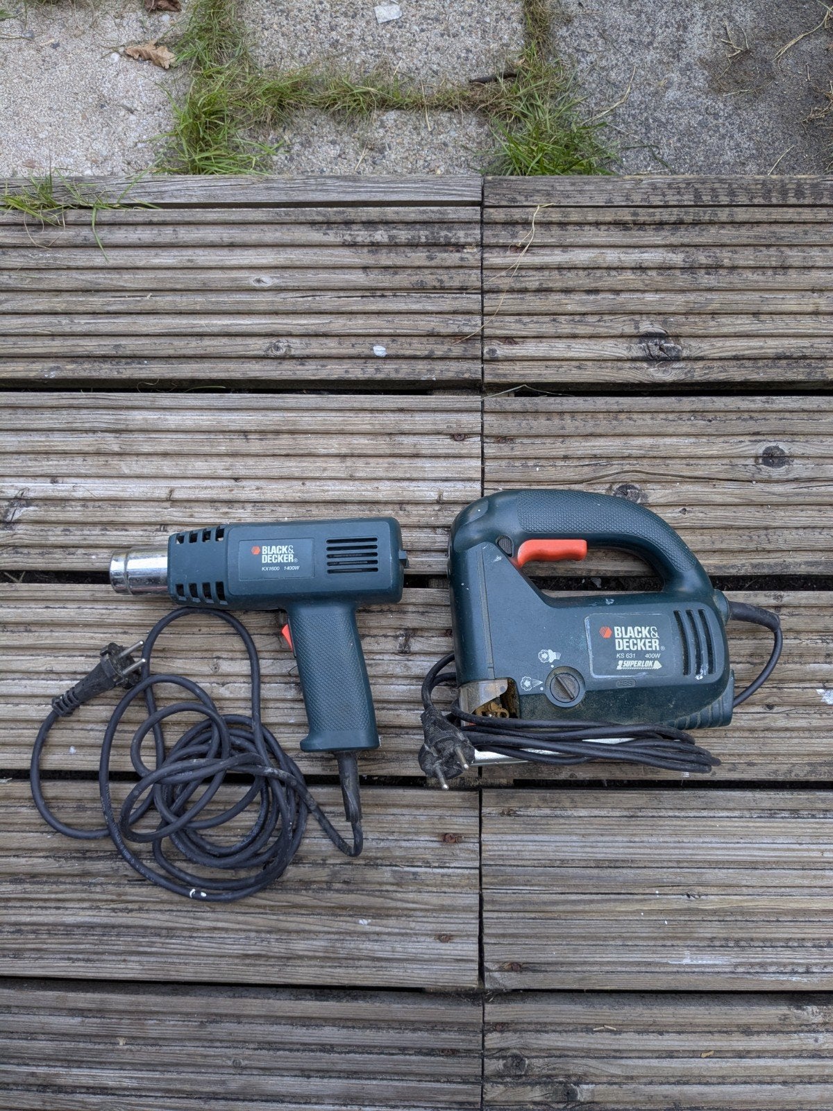 Black & Decker decoupeerzaag en heteluchtpistool, Ophalen of Verzenden, Gebruikt