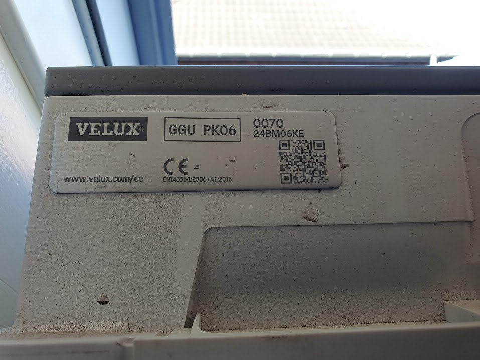 VELUX dakraam GGU PK06 inclusief gootstuk – goede staat, Ophalen, 80 tot 120 cm, 80 tot 120 cm, Zo goed als nieuw