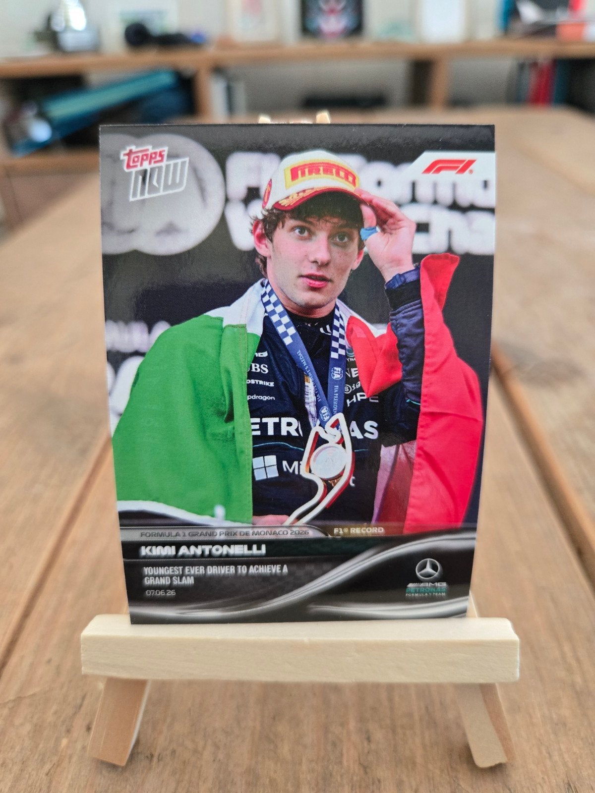 Kimi Antonelli Topps Now F1 2026 Monaco Grand Prix Kaart, Verzamelen, Ophalen of Verzenden
