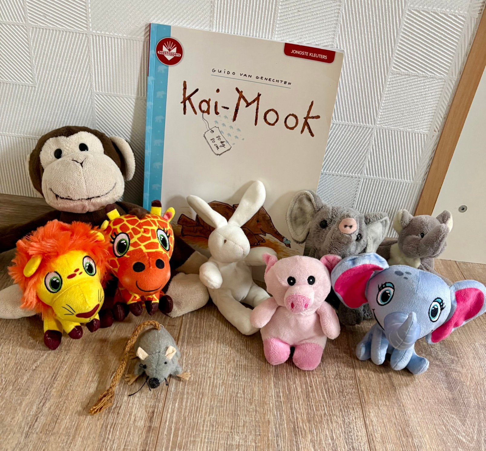 Voorleesset Kai-Mook met 9 dieren, Ophalen of Verzenden, Gebruikt, Overige typen