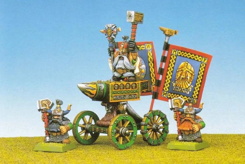 Warhammer Dwarf anvil of Doom, Hobby en Vrije tijd, Figuurtje(s), Warhammer, Ophalen of Verzenden, Zo goed als nieuw