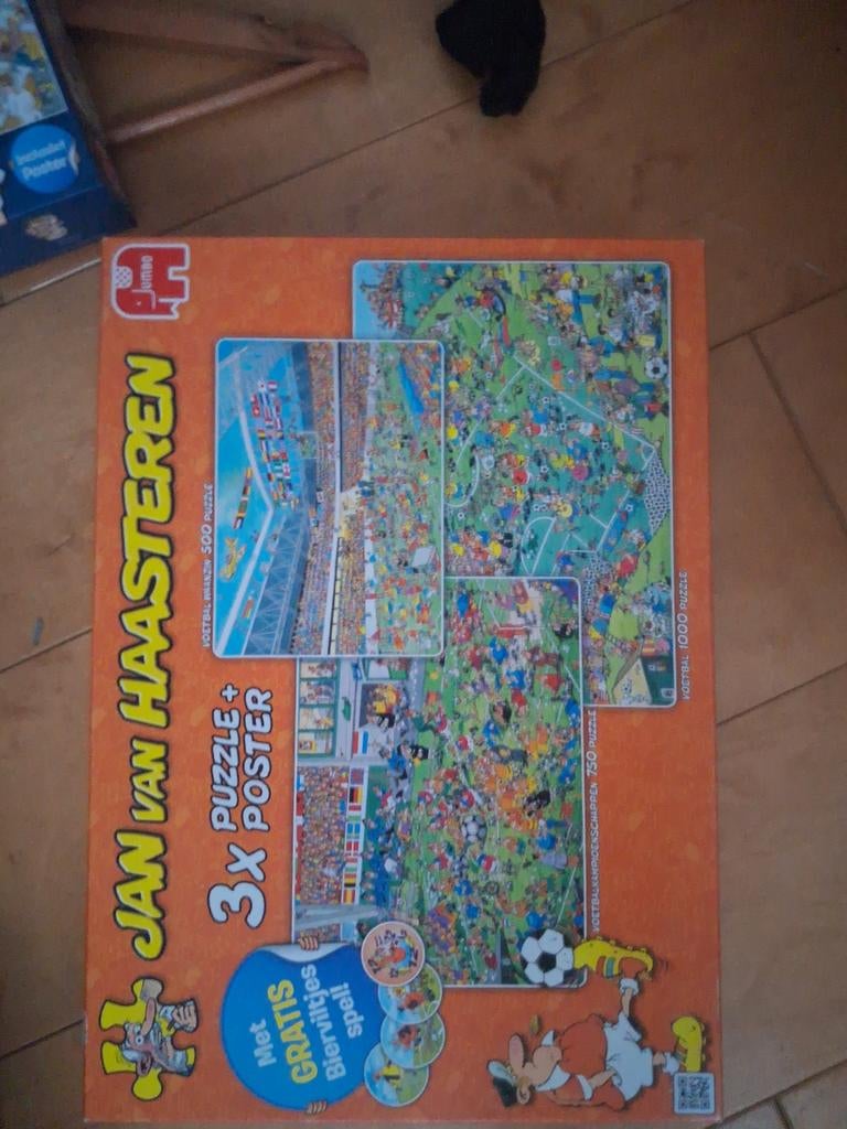 Jan van haasteren 1x 1000 stukjes 750 stukjes en 500 stukjes, Ophalen of Verzenden, 500 t/m 1500 stukjes, Zo goed als nieuw, Legpuzzel