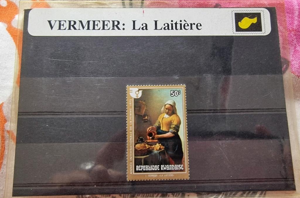 Postzegel Vermeer Republique Rwandaise, Ophalen of Verzenden, Nieuw in verpakking