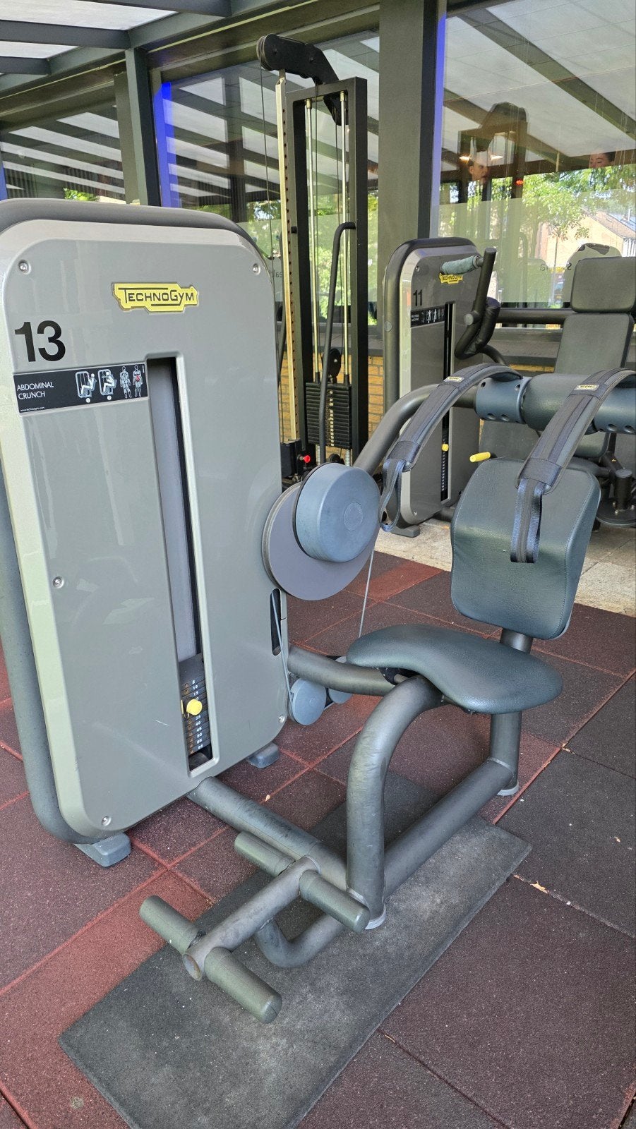 Technogym Buikmachine - Abdominal Crunch, Ophalen, Technogym, Zo goed als nieuw, Buik