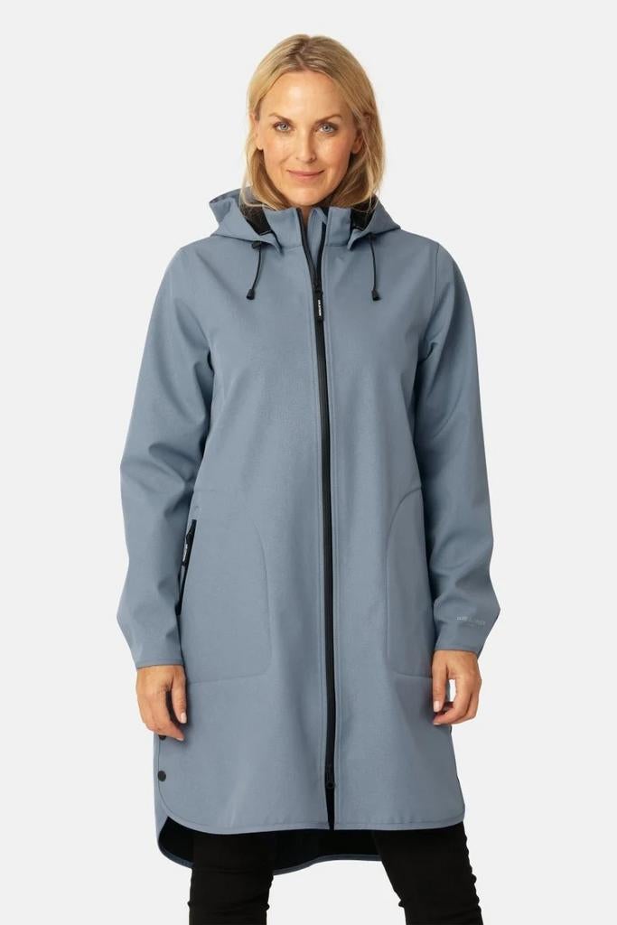 Ilse Jacobsen regenjas maat 42, Kleding | Dames, Jassen | Zomer, Ophalen of Verzenden, Gedragen, Maat 42/44 (L), Blauw