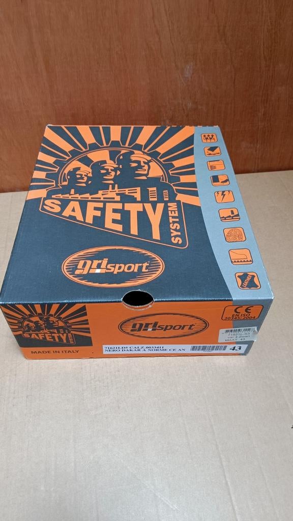 Grisport Safety System werkschoenen - Maat 43, Ophalen of Verzenden, Nieuw