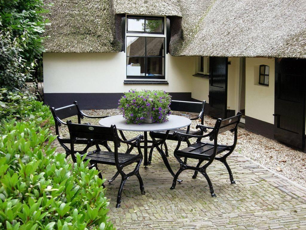 4 x Exclusieve Gardeluxe Afrodite tuinstoelen, stoelen, tuin, Tuin en Terras, Tuinsets en Loungesets, 4 zitplaatsen, Gebruikt