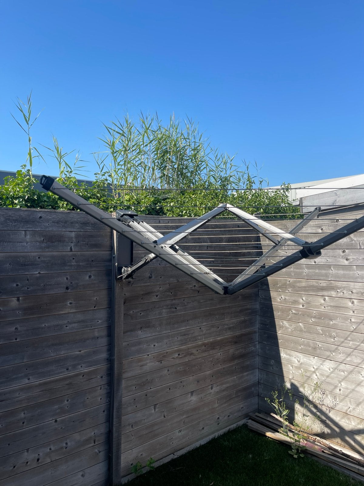 Brabantia WallFix Wanddroogrek - 24m - Metallic Grey, Ophalen of Verzenden, Gebruikt