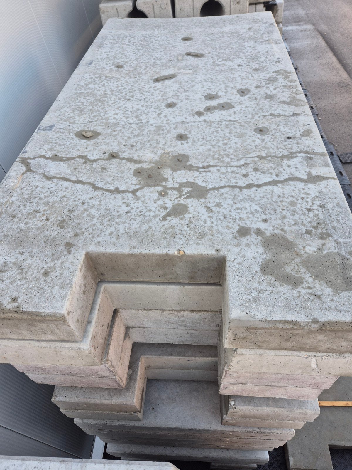 4x betonnen molgoot 200x100 met krimpscheur, Doe-het-zelf en Verbouw, Platen en Panelen, Ophalen of Verzenden, Nieuw, 100 mm of meer