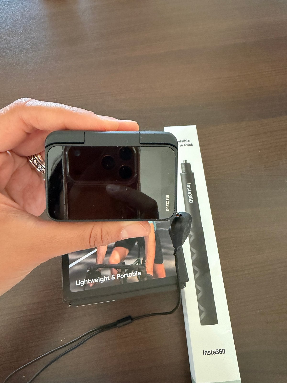 Insta360 Go Ultra Zwart - Compacte Actiecamera, Ophalen, Zo goed als nieuw, Overige merken