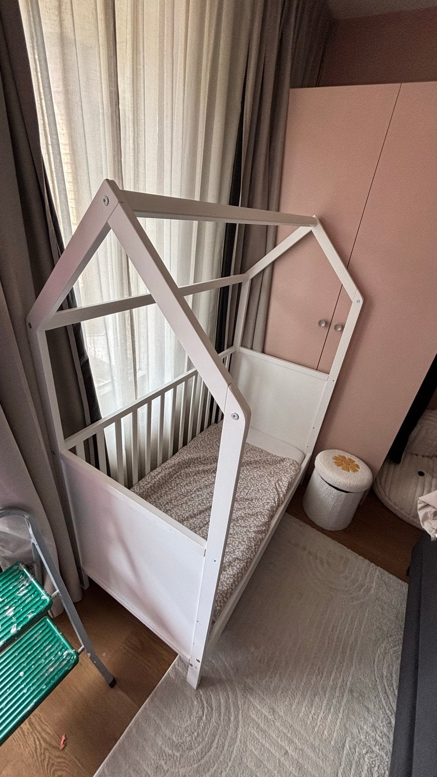 Peuterbed 60x120cm inclusief matras, Kinderen en Baby's, Kinderkamer | Bedden, Ophalen, Gebruikt, Minder dan 140 cm, Matras