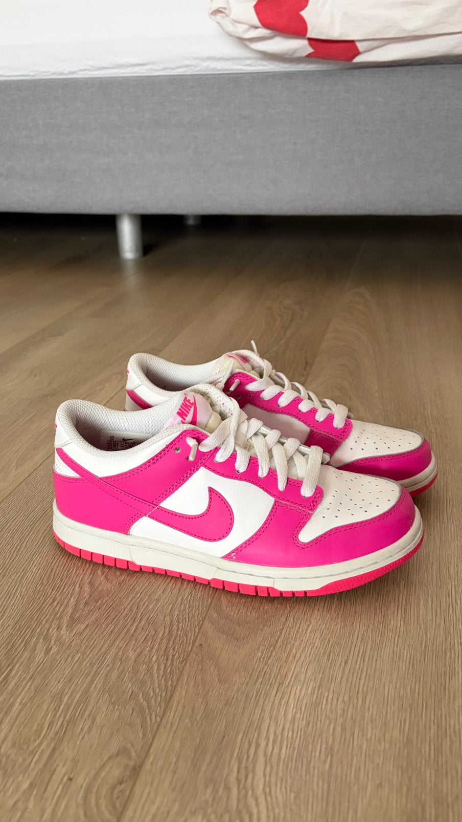 Roze dunks Nike, Ophalen of Verzenden, Zo goed als nieuw, Roze, Sneakers of Gympen