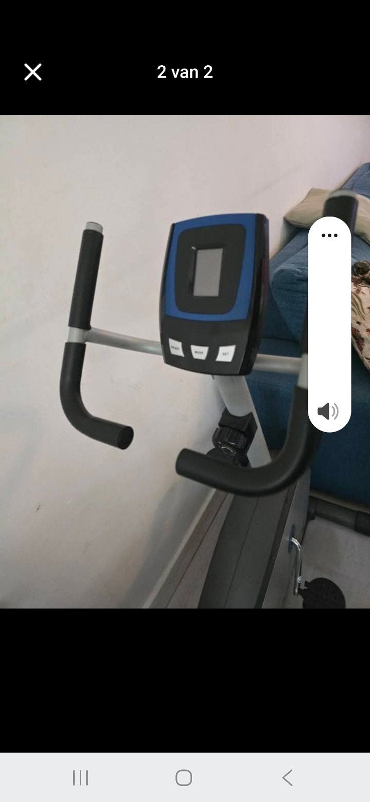 Hometrainer - Ideaal voor thuisworkouts, Sport en Fitness, Gebruikt, Ophalen of Verzenden, Metaal, Benen