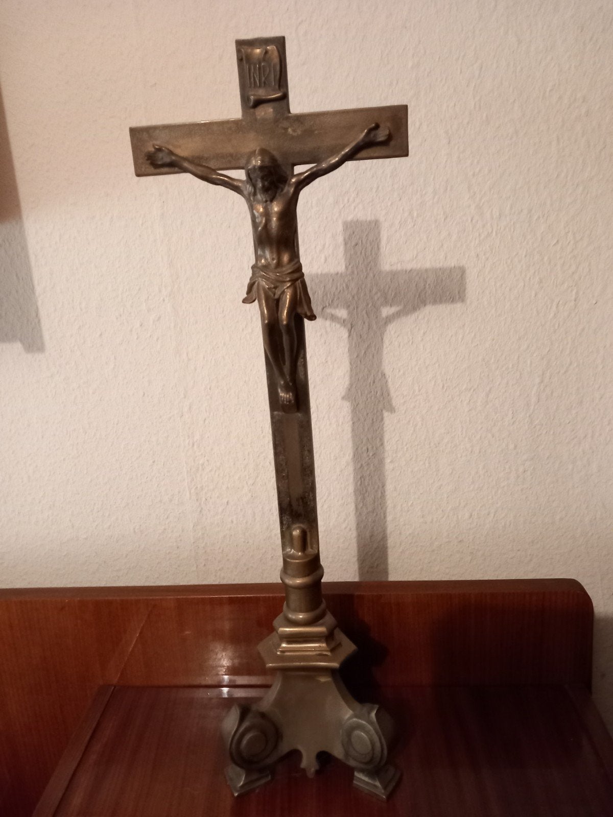 Bronzen Jezus Kruisbeeld - 55 cm Hoog, Ophalen of Verzenden