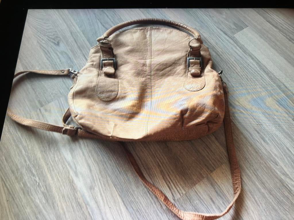 Mooie leren tas van Cowboys bag (duur merk ) gratis tas, Ophalen of Verzenden, Zo goed als nieuw, Schoudertasje