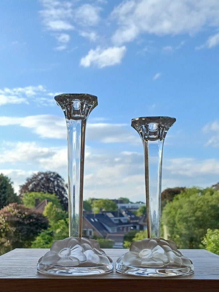 Stel Kandelaars Nachtmann Bleikristall, Ophalen of Verzenden, Kristal