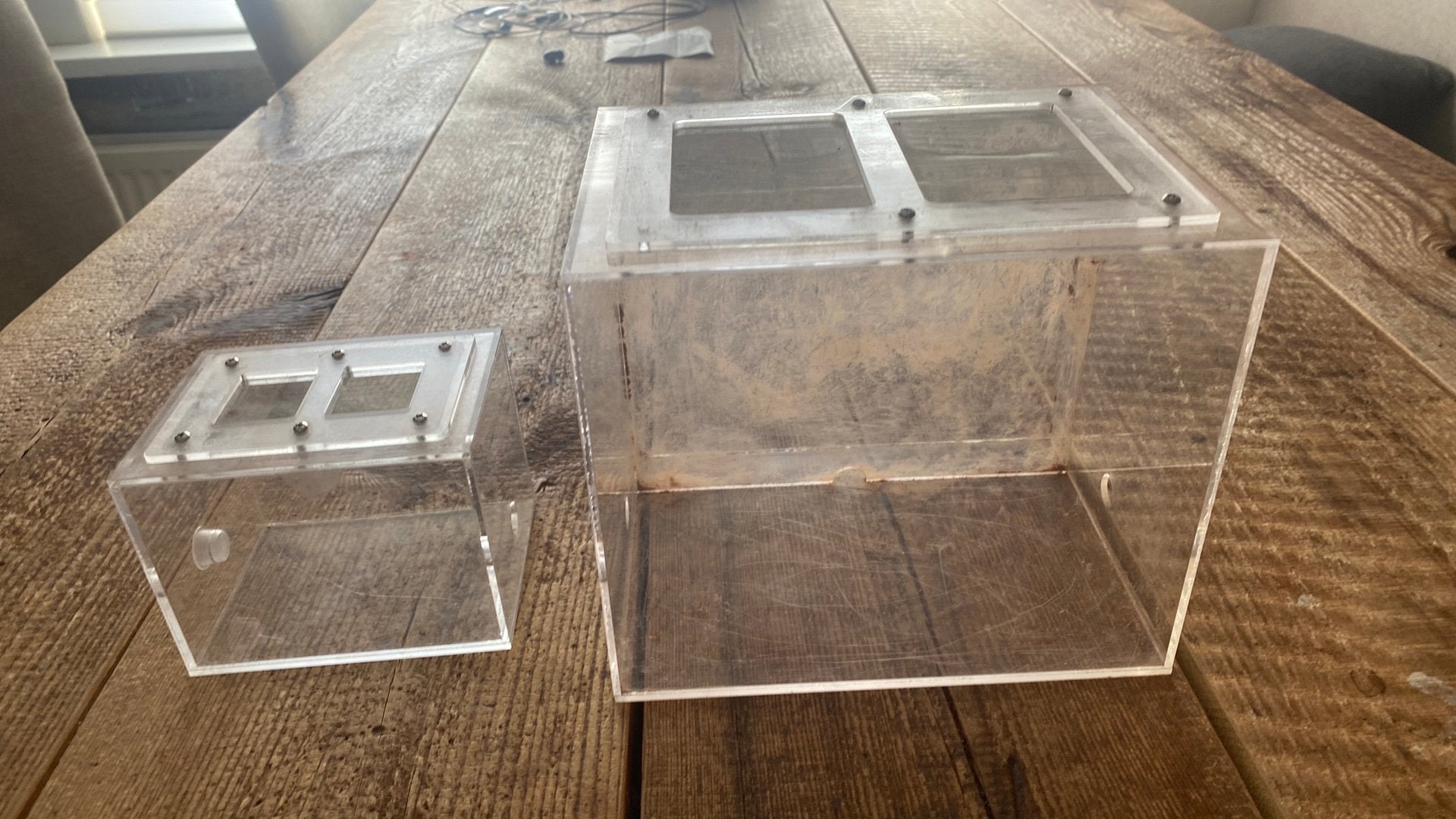 Buitenwereld en formicarium voor mieren, Ophalen of Verzenden, Zo goed als nieuw