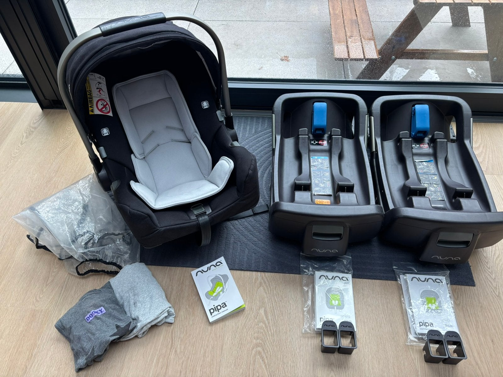 Nuna Pipa maxi cosi incl. 2x Isofix base voor auto, Gebruikt, Isofix, 0 t/m 13 kg, Ophalen