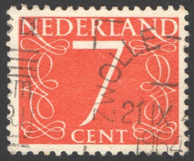 Nederland NVPH nr 467 gestempeld, Postzegels en Munten, Ophalen of Verzenden, Na 1940, Gestempeld