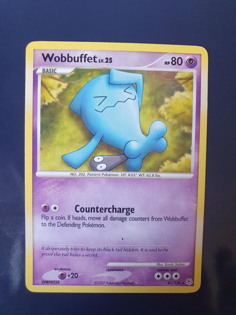 Wobbuffet Pokémon Kaart - DPBP#258 (2007), Ophalen of Verzenden, Gebruikt, Losse kaart