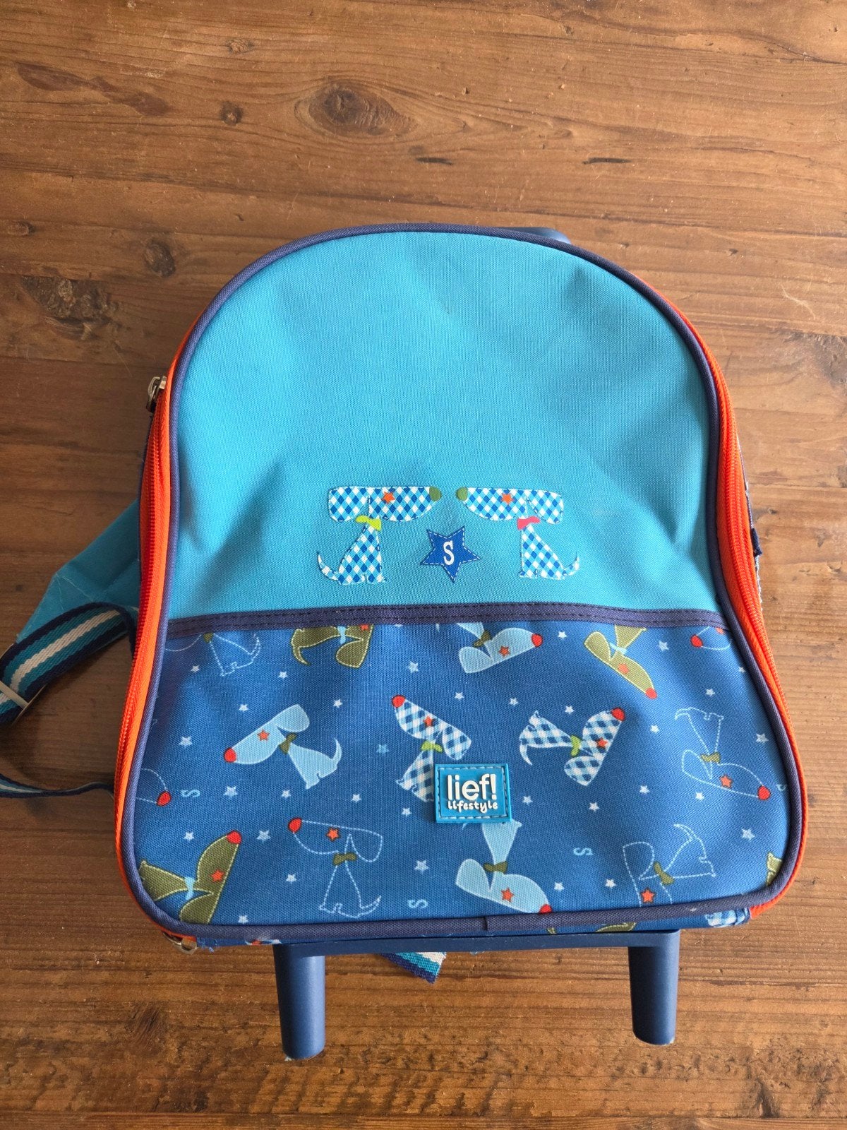 Lief! Lifestyle Trolley Rugzak, Ophalen of Verzenden, Zo goed als nieuw, Blauw, Overige merken
