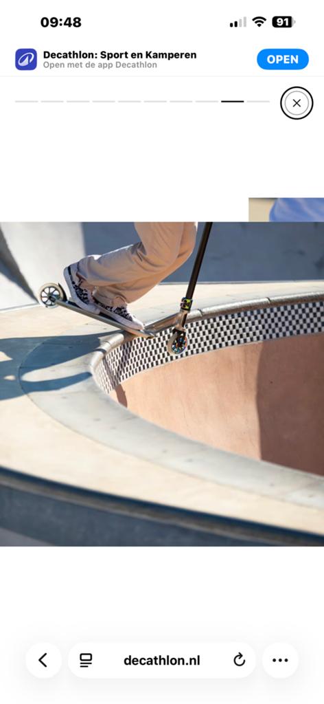 stevige freestylestep, ideaal voor tricks in het skatepark, Fietsen en Brommers, Steps, Ophalen of Verzenden, Zo goed als nieuw