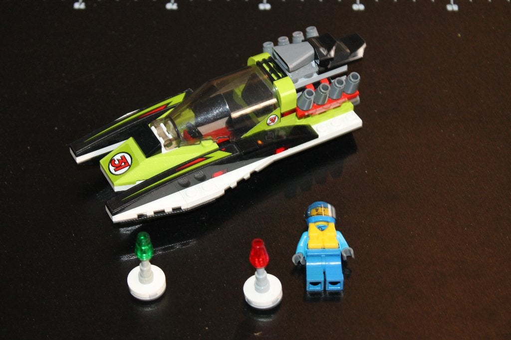lego city powerboot 60114, City, Lego, Ophalen of Verzenden, Zo goed als nieuw