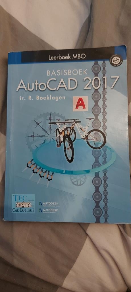 Basisboek AutoCAD 2017 - ir. R. Boeklagen (MBO), Gelezen, Ophalen of Verzenden, MBO, Ir. R. Boeklagen