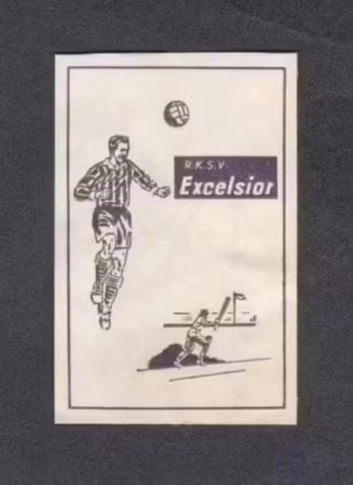 Suikerzakje RKSV Excelsior Schiedam Voetbal Cricket., Ophalen of Verzenden, Zo goed als nieuw