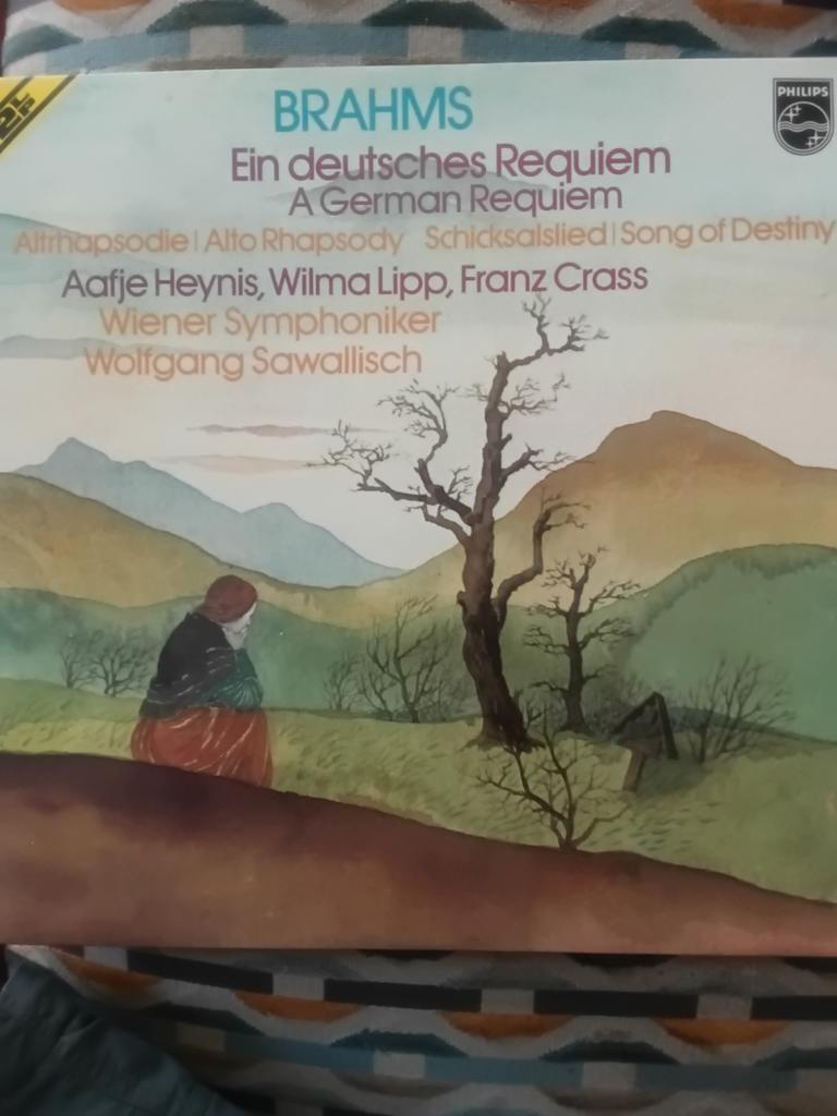 Brahms: Ein deutsches Requiem - LP (Philips), Verzenden, Romantiek, Gebruikt