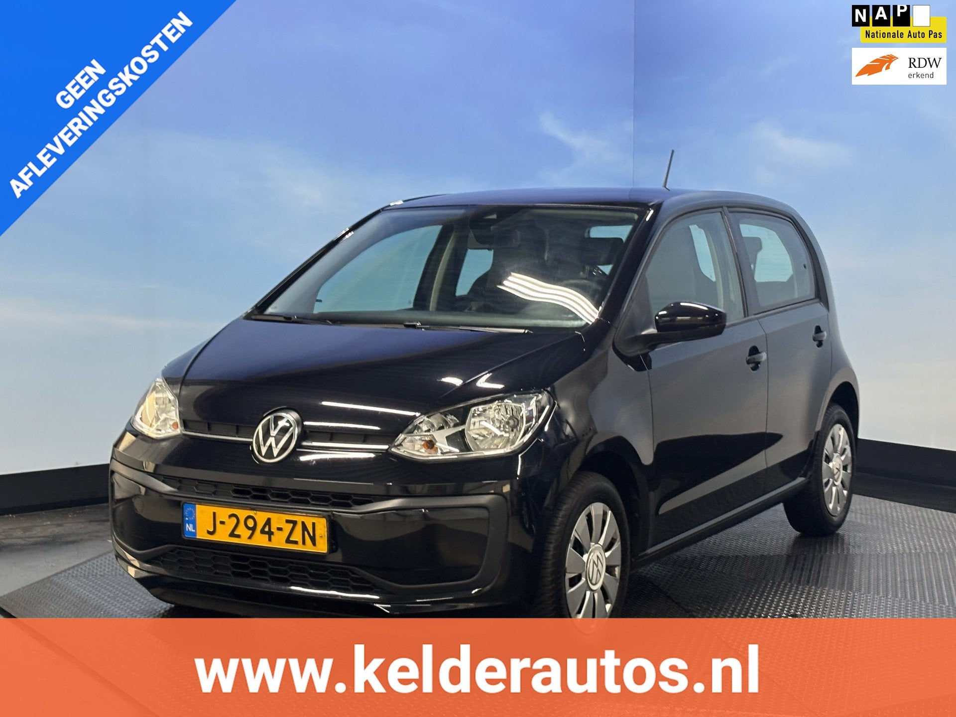 Volkswagen Up! 1.0 BMT move up! Airco | 5 DRS | Nederlandse, Stof, Gebruikt, 4 stoelen, Origineel Nederlands