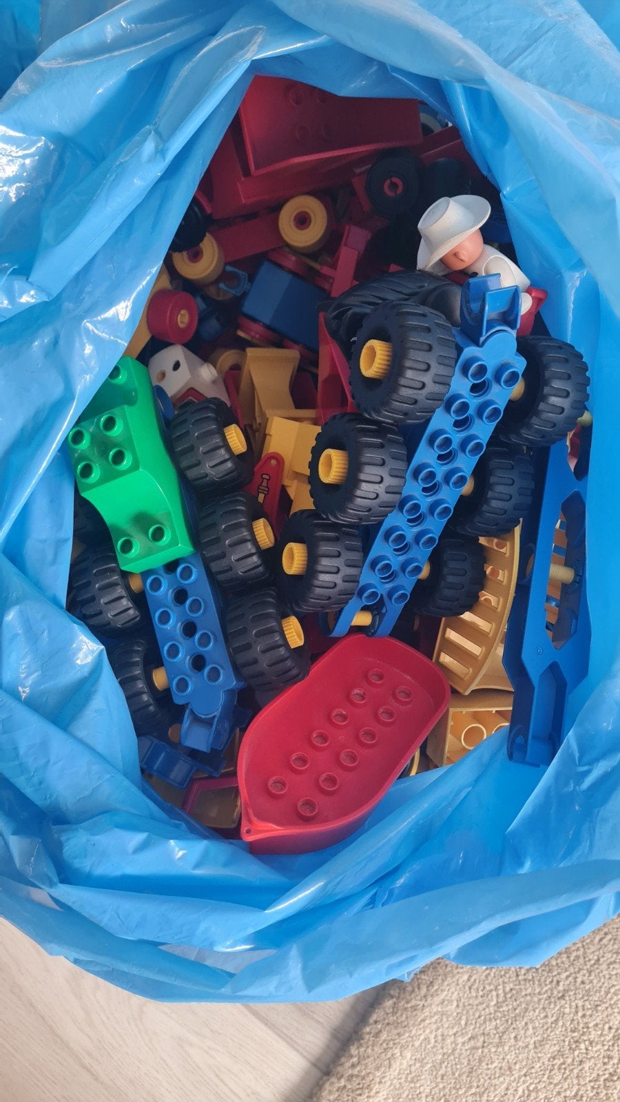 Grote zak Duplo, Ophalen, Gebruikt