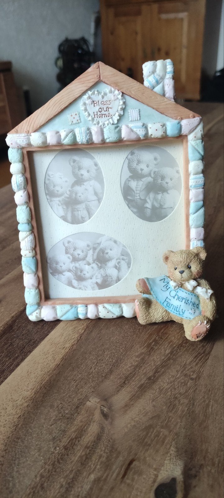 Cherished Teddies fotolijstje, Verzamelen, Beren en Cherished Teddies, Ophalen, Gebruikt, Beeldje, Cherished Teddies
