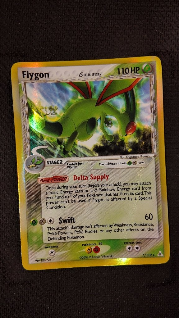 Flygon δ 2 7 Holon Phantoms | Pokemon kaart, Ophalen, Zo goed als nieuw, Losse kaart, Foil