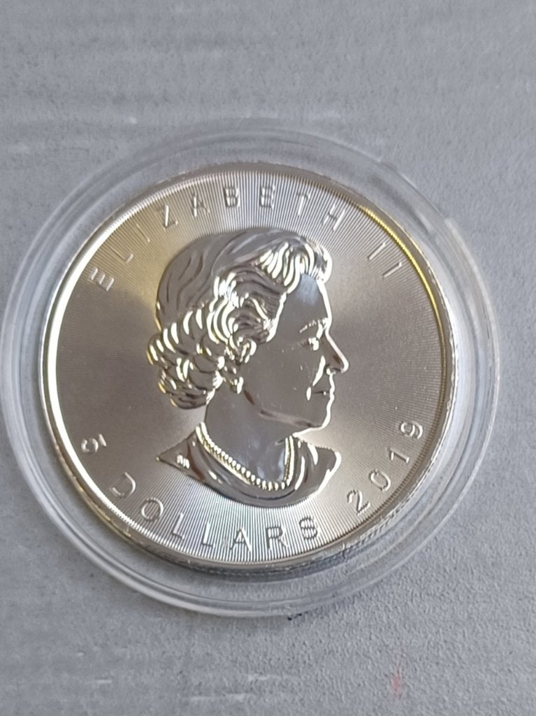 1 Oz Maple Leaf Zilveren munt Canada 2019, Verzenden, Noord-Amerika, Losse munt, Zilver