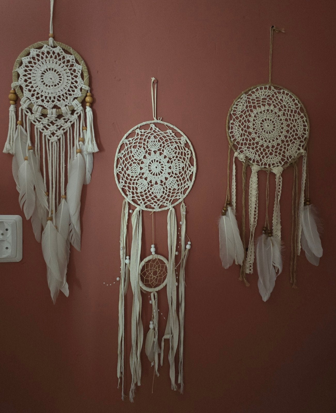 3 DREAMCATCHERS BESCHIKBAAR - INFO ZIE ADVERTENTIE, Ophalen of Verzenden, Nieuw, Decoratieobject