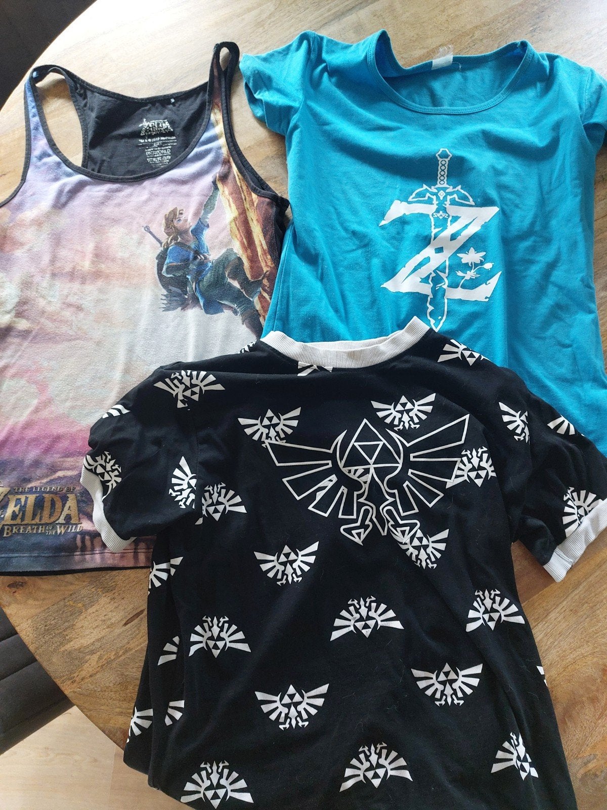 5 mooie Game t-shirts : Zelda / Final Fantasy / Tales., Kleding | Dames, Ophalen of Verzenden, Zo goed als nieuw, Maat 42/44 (L)