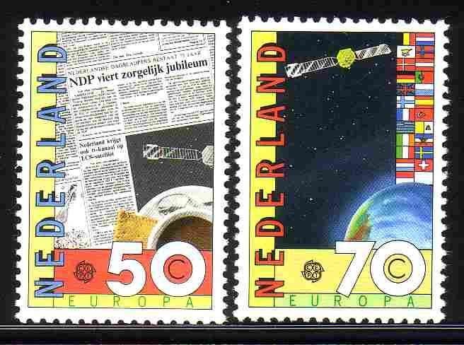 Nederland 1983 1285/1286 Europa, Communicatie, Postfris, Ophalen of Verzenden, Na 1940