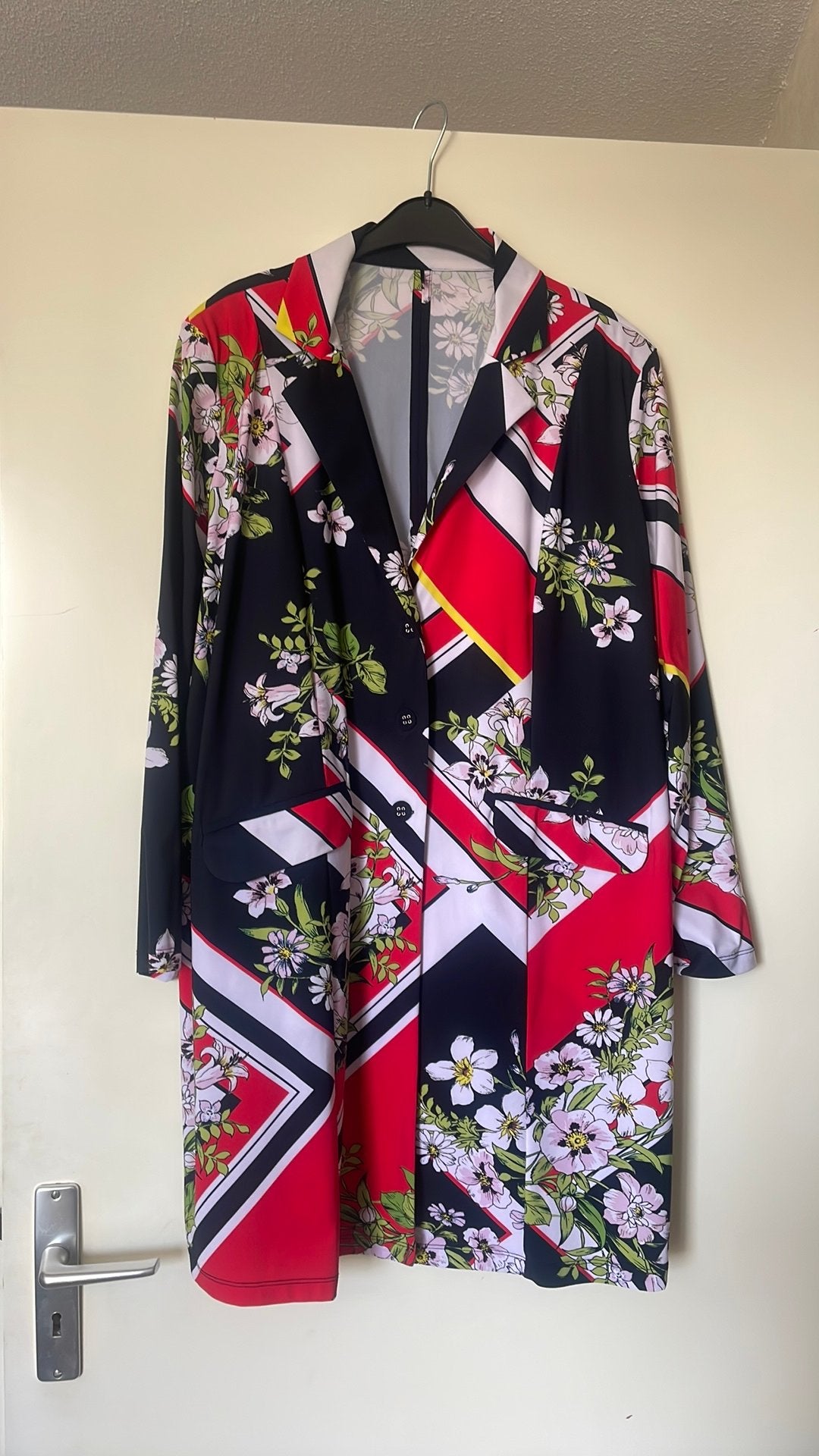 Prachtig colbert van Plus Basics maat 44, Kleding | Dames, Ophalen of Verzenden, Zo goed als nieuw, Blauw, Jasje of Colbert