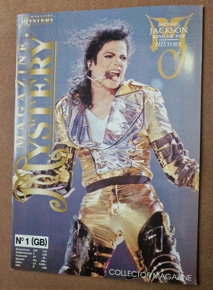 Mystery Collector Magazine Michael Jackson World Tour, Ophalen of Verzenden